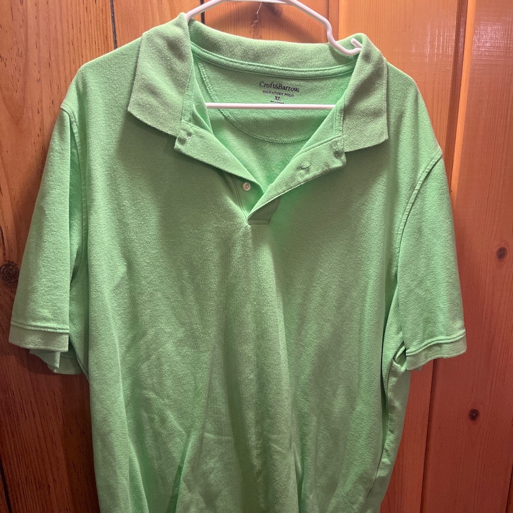 Light green polo